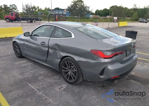 2025 BMW 4 Series 430I from USA, damaged, VIN WBA43DA0XSCS97307